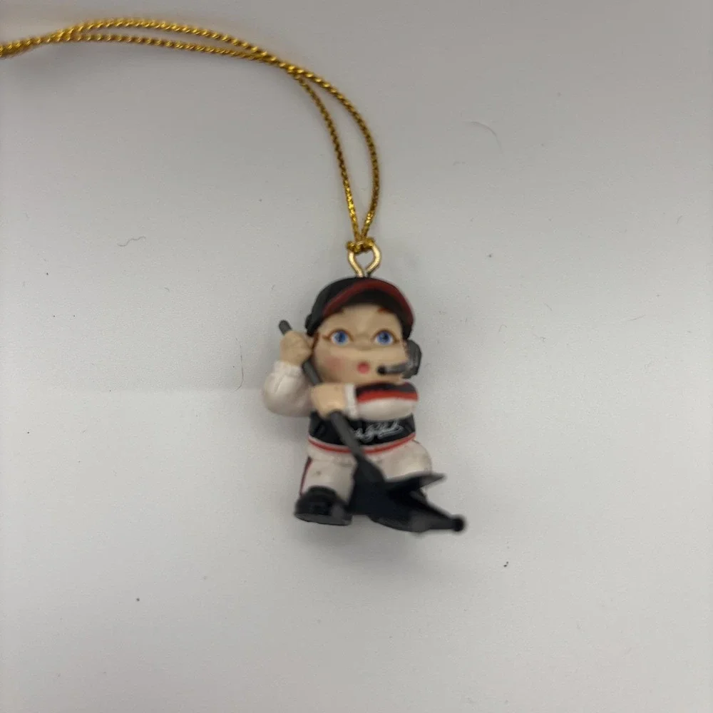Dale Earnhardt Sr #3 NASCAR Pit Crew Mini Christmas Ornaments Set of 4 (2004)